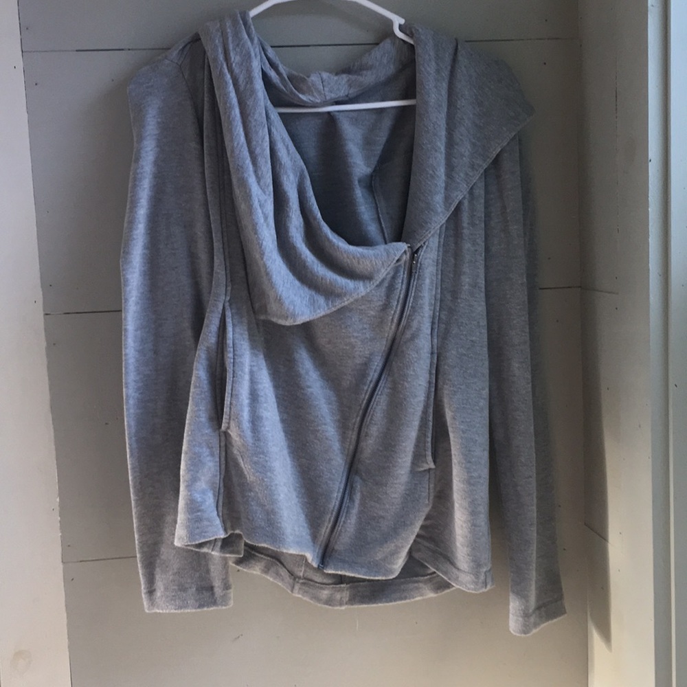 Heather gray sweater